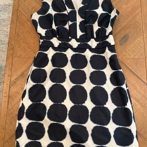 Banana Republic Navy and White Sheath Mini Dress